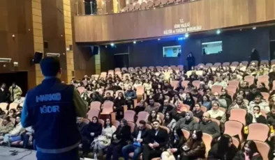 Iğdır’da Uyuşturucu Madde Kullanımına Yönelik Farkındalık Eğitimleri