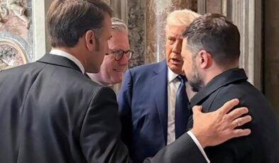 Liderler Papa’nın cenazesini fırsat bildi! Ayaküstü Ukrayna zirvesi