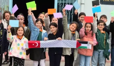 Samsunlu Öğrencilerden Savaş Mağduru Çocuklara Mektup Desteği